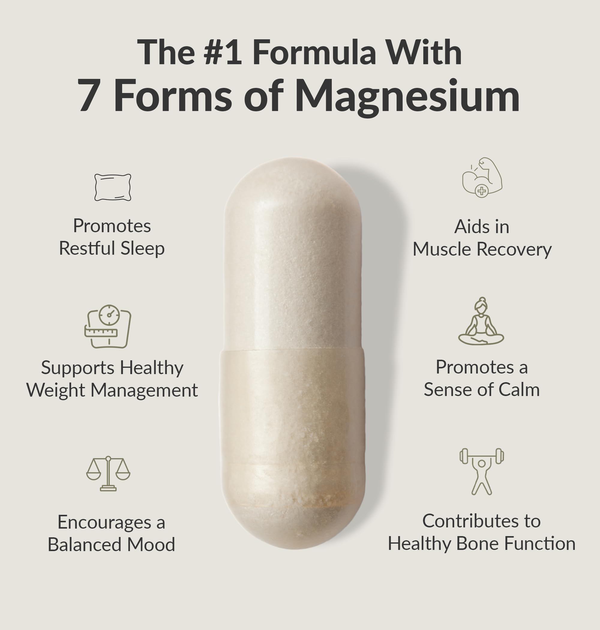 BIOptimizers Magnesium Breakthrough — capsules faciles à avaler pour le soir