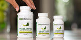 MassZymes: flacon-capules pour soutenir le confort digestif quotidien.