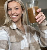 Rituel matinal avec BiOptimizers Mushroom Coffee Alternative pour une énergie contrôlée.