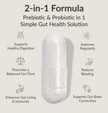 BIOptimizers Probiotic Breakthrough – flacon pour soutenir le microbiote intestinal et l'immunité