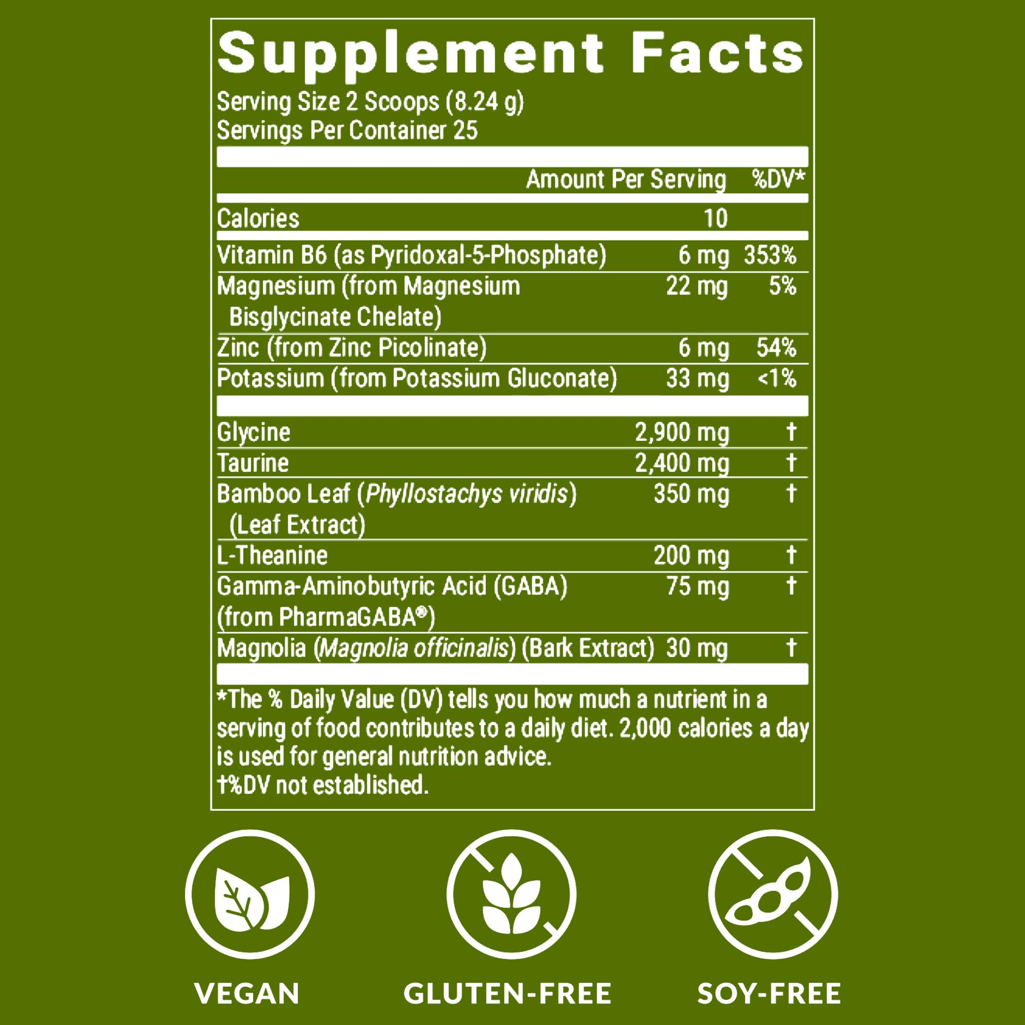 BIOptimizers Sleep Breakthrough étiquette sans soja adaptée à différents régimes vegan.
