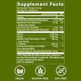 BIOptimizers Sleep Breakthrough étiquette sans soja adaptée à différents régimes vegan.