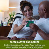 BIOptimizers Sleep Breakthrough verre prêt à boire après la préparation nocturne.