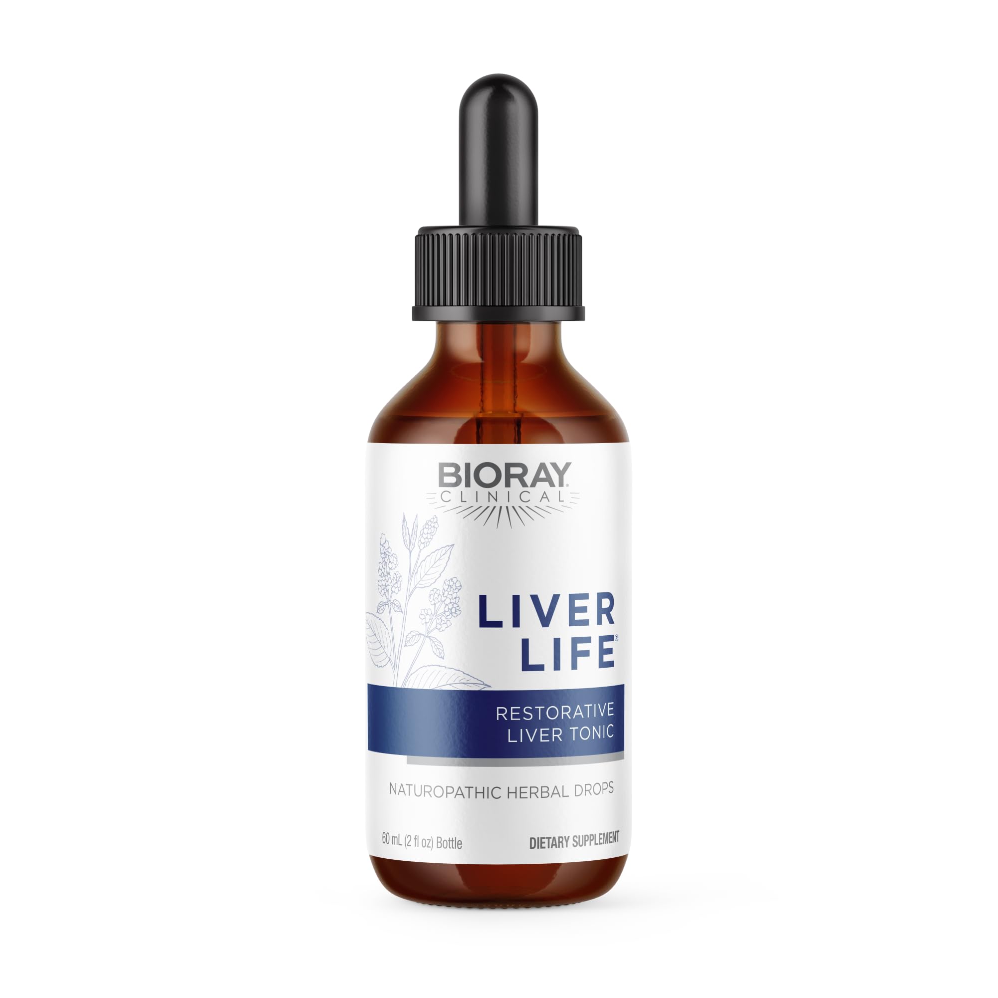 BIORAY Clinical Liver Life - bouteille: soutien potentiel du foie et énergie au quotidien.