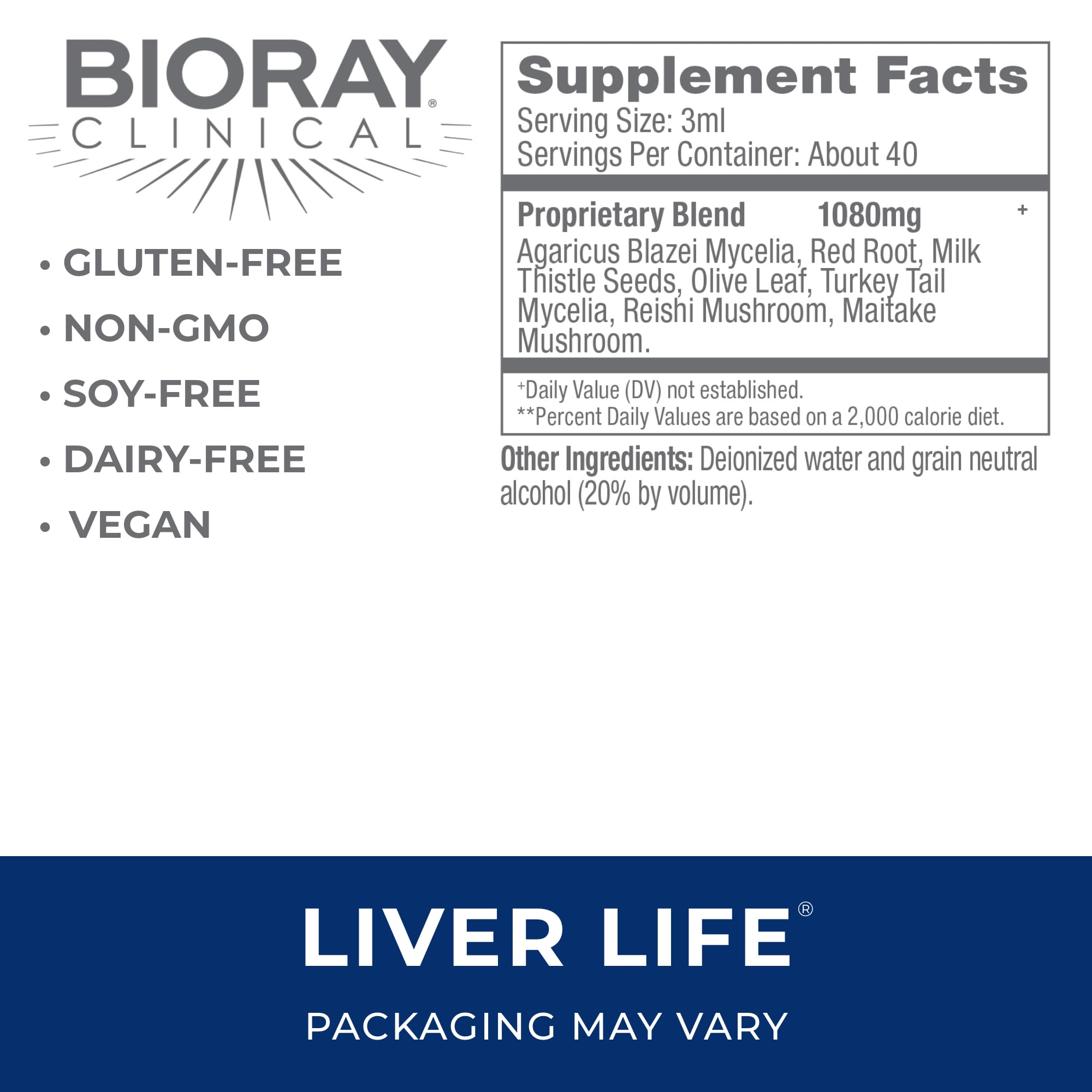 BIORAY Clinical Liver Life, pipette-compte-gouttes, facilite les dosages sûrs au quotidien.