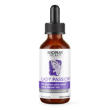BIORAY Intime Femme Passion sur la bouteille, soutien potentiel du bien-être féminin et énergie naturelle.