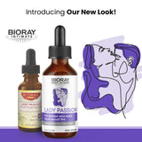 BIORAY Intime Femme Passion sur les gouttes, soutien potentiel de la circulation sanguine et concentration.