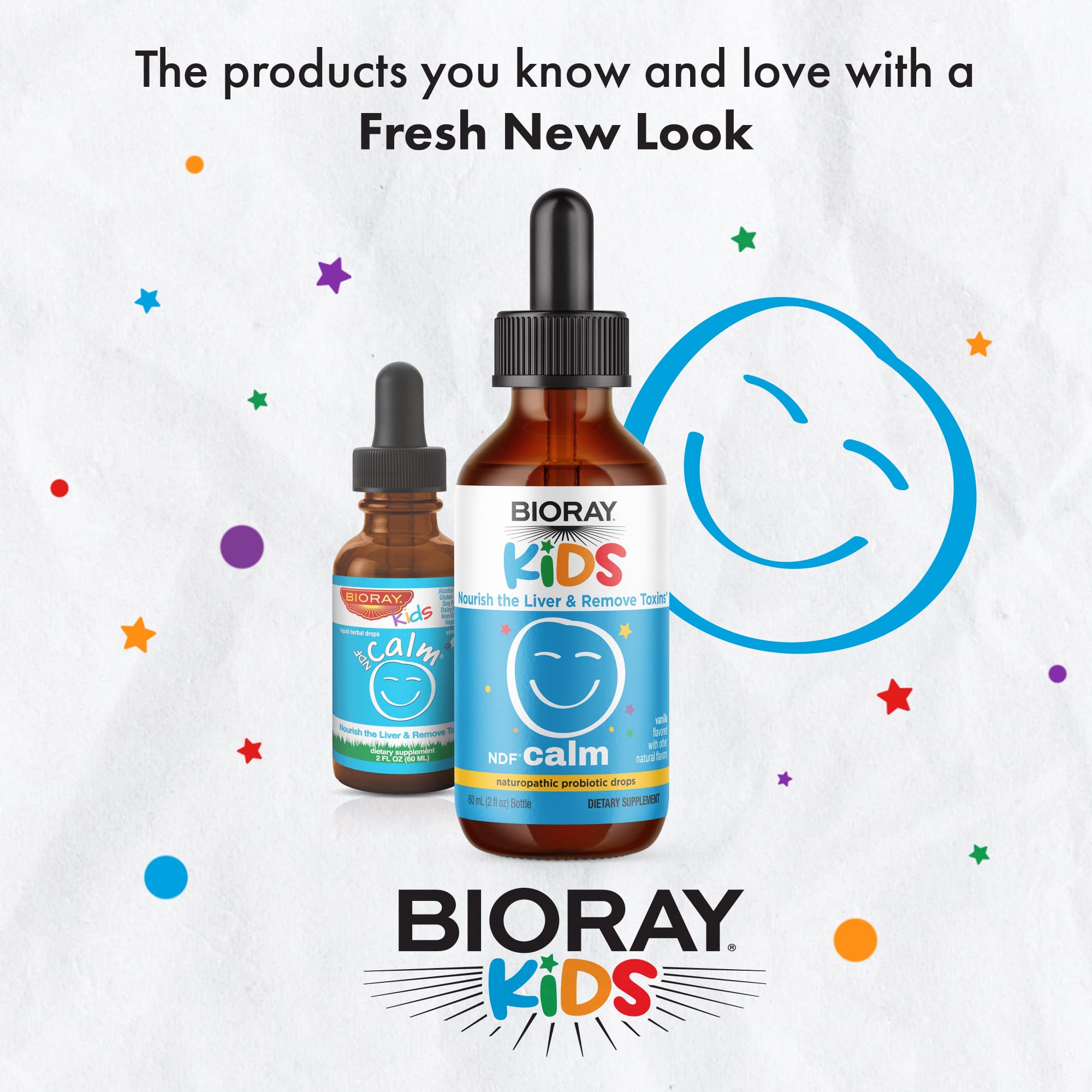 BIORAY Kids NDF Calm – pipette-doseuse pratique pour l'administration.