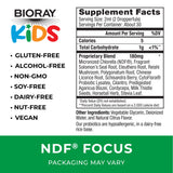 BIORAY Kids NDF Focus Citrus – Pipette doseuse facilitant administration et clarté mentale.