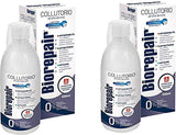 Biorepair bain de bouche 500 ml, pack de 2, pratique et économique.