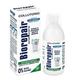 Flacon Biorepair bain de bouche 500 ml bleu, prêt à l'emploi.