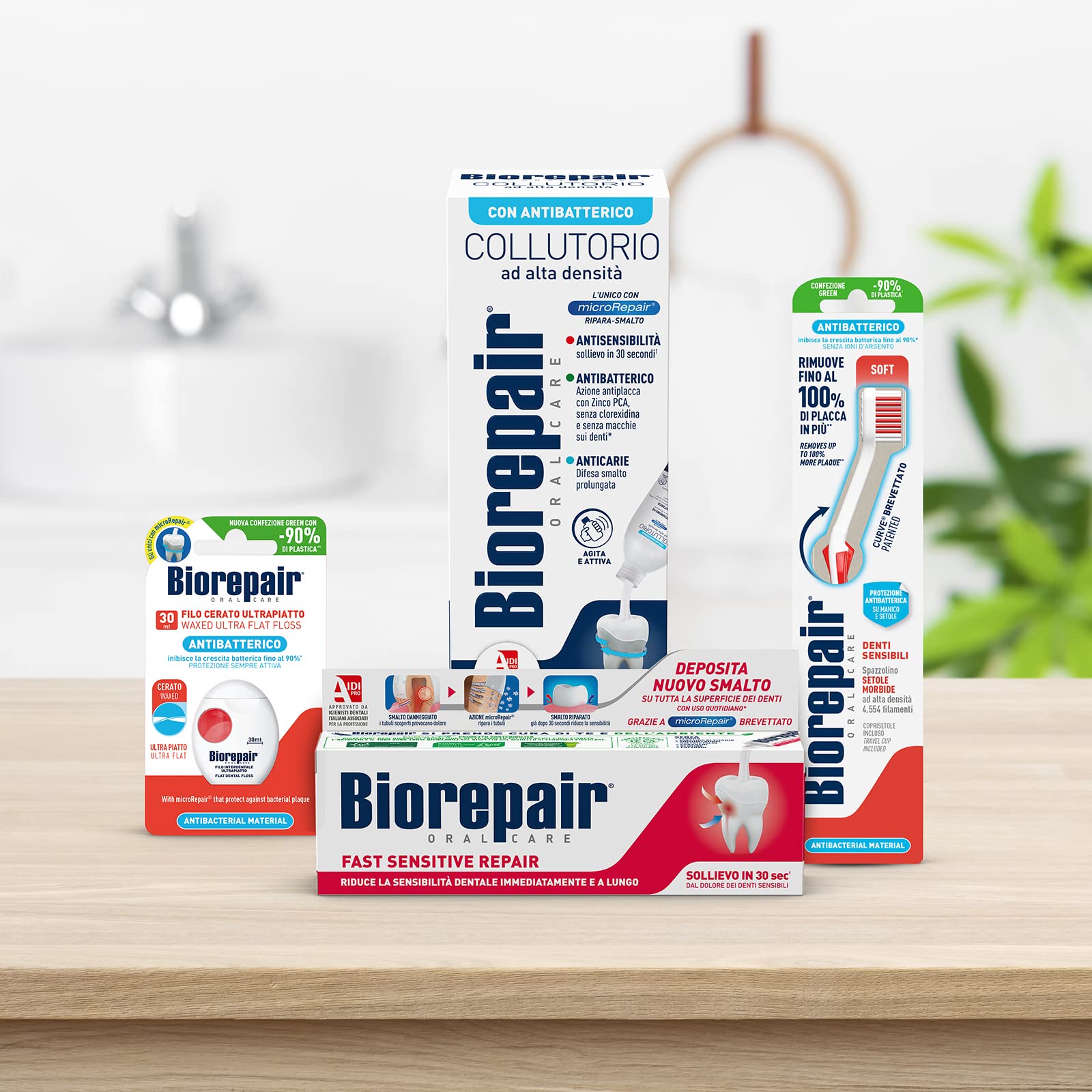 Biorepair Collutorio soin dents-gencives: douceur et maintien des dents et gencives