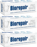 Biorepair Pro White avec microRepair, dentifrice: potentiel réparateur de l’émail et haleine fraîche.