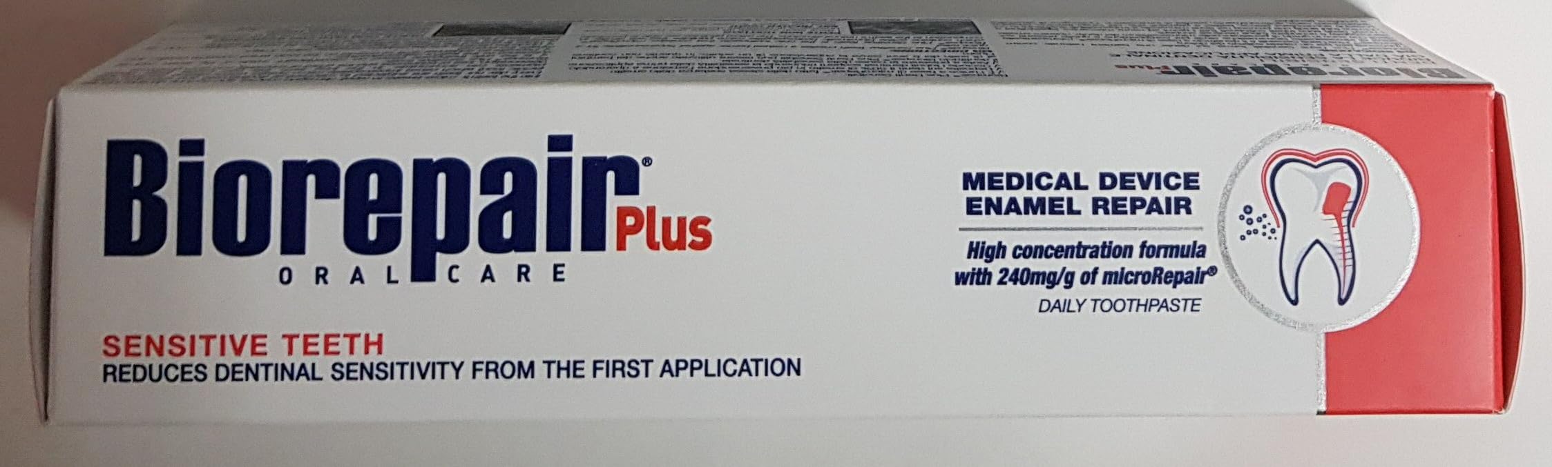 Biorepair tube 75 ml: dosage pratique pour toute la famille.