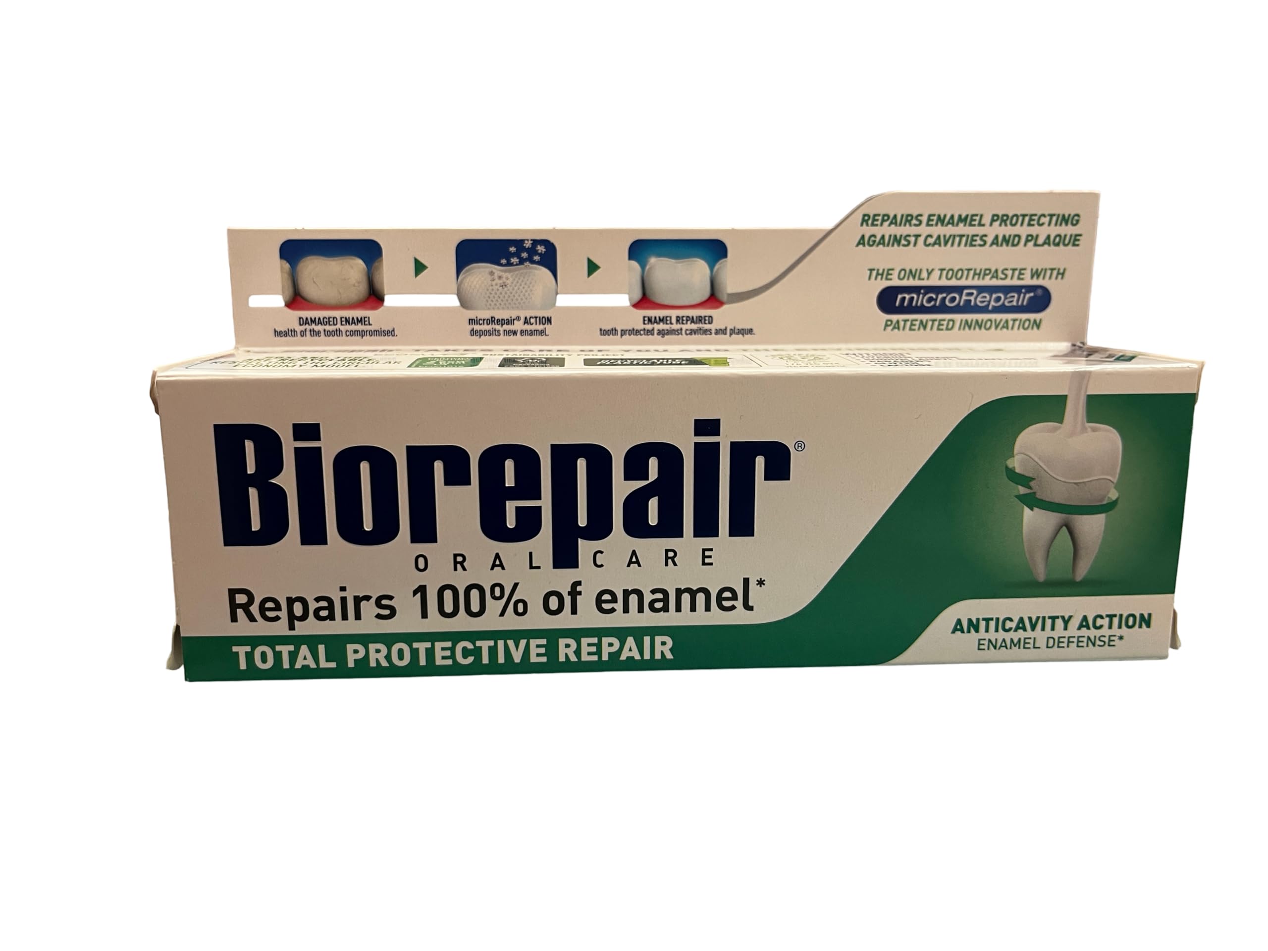 Biorepair emaille dentaire réparation — formule sans fluor pour l'usage quotidien.