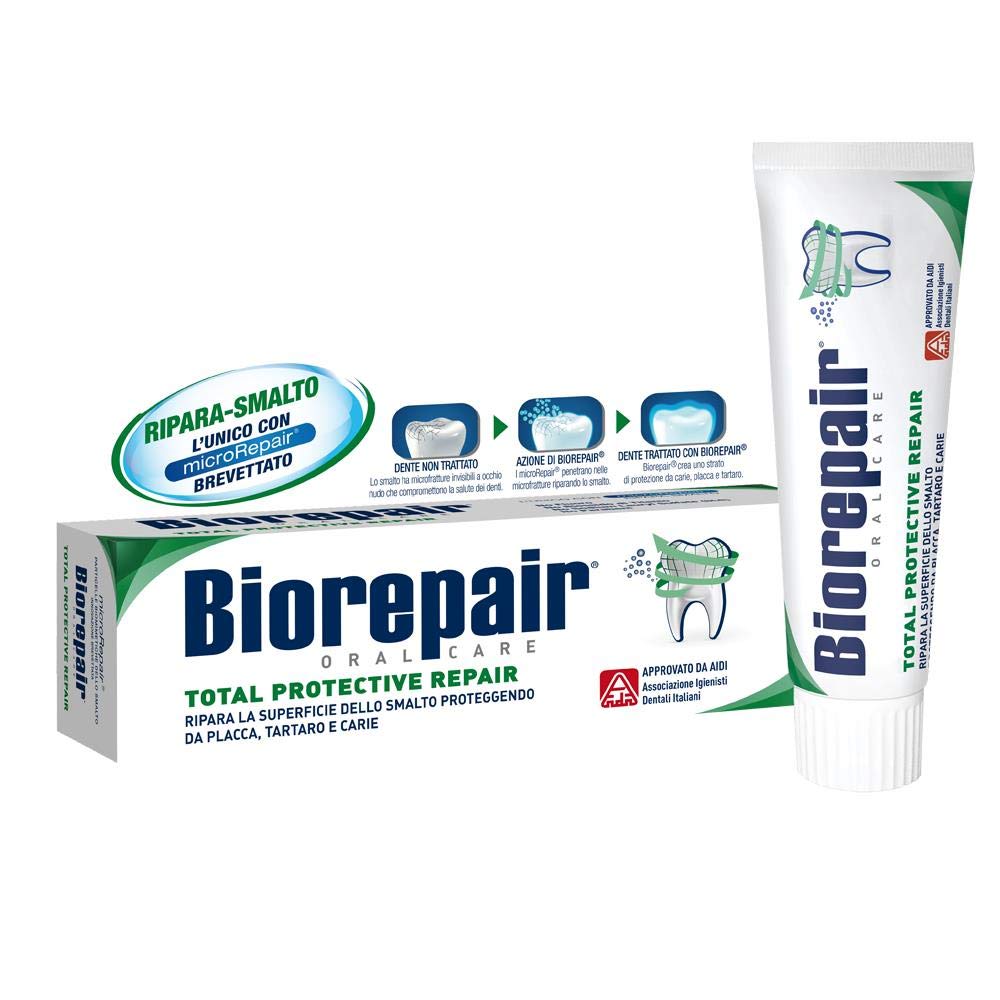 Biorepair répare l’émail dentaire et peut aider à prévenir les microfissures.