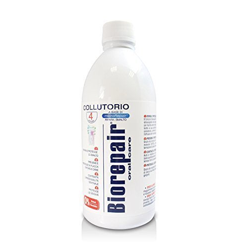 Étiquette Biorepair fabriqué en Italie, emballage italien.