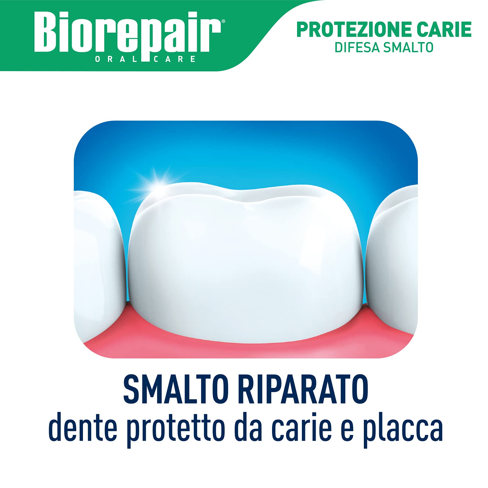 Biorepair haleine fraîche après le brossage avec ce format pratique.