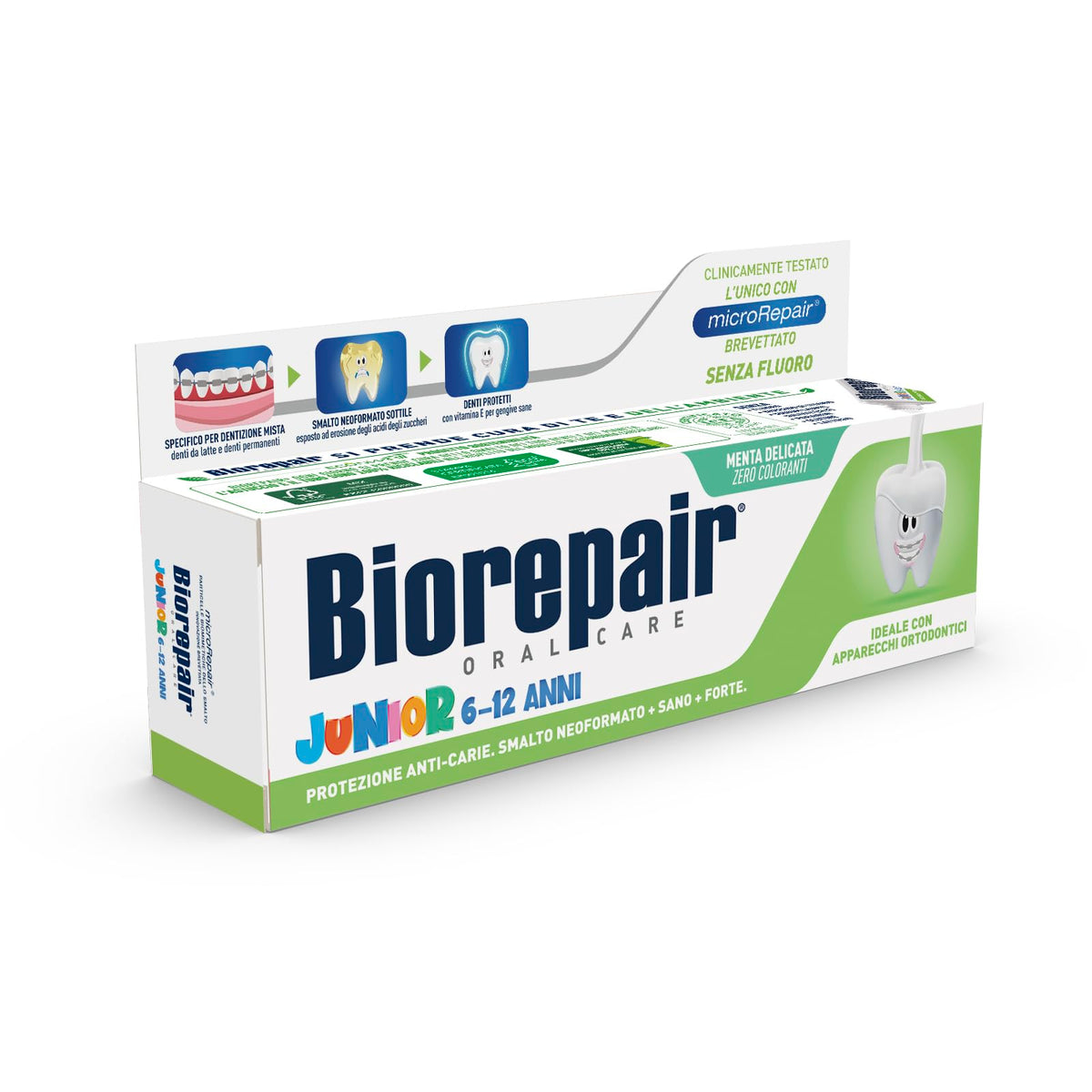 Biorepair Junior microRepair et émail renforcé, flacon de 75 ml
