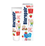 Biorepair Junior, microcristaux MicroRepair visibles, aide à reminéraliser l’émail
