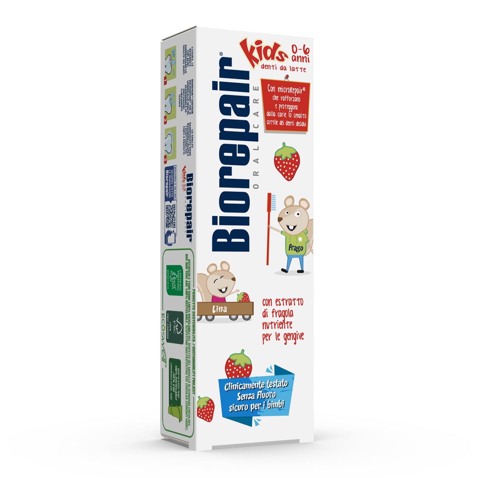 Biorepair Junior, tube dentifrice idéal pour enfants et protection contre la plaque