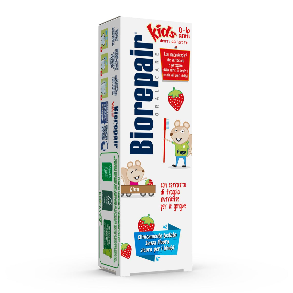 Biorepair Junior, tube dentifrice idéal pour enfants et protection contre la plaque