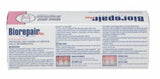 Biorepair Parodontgel lactoferrine aide à limiter les bactéries.