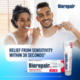 Biorepair Plus Sensitive microrepair hydroxyapatite: répare microfissures et protège l'émail.