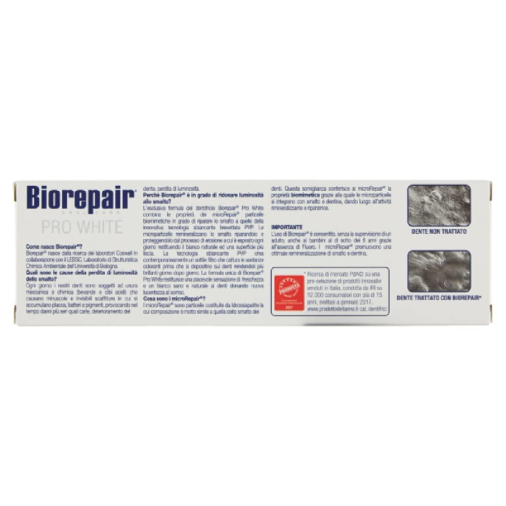 Biorepair Pro White: tubes 75 ml faciles à transporter