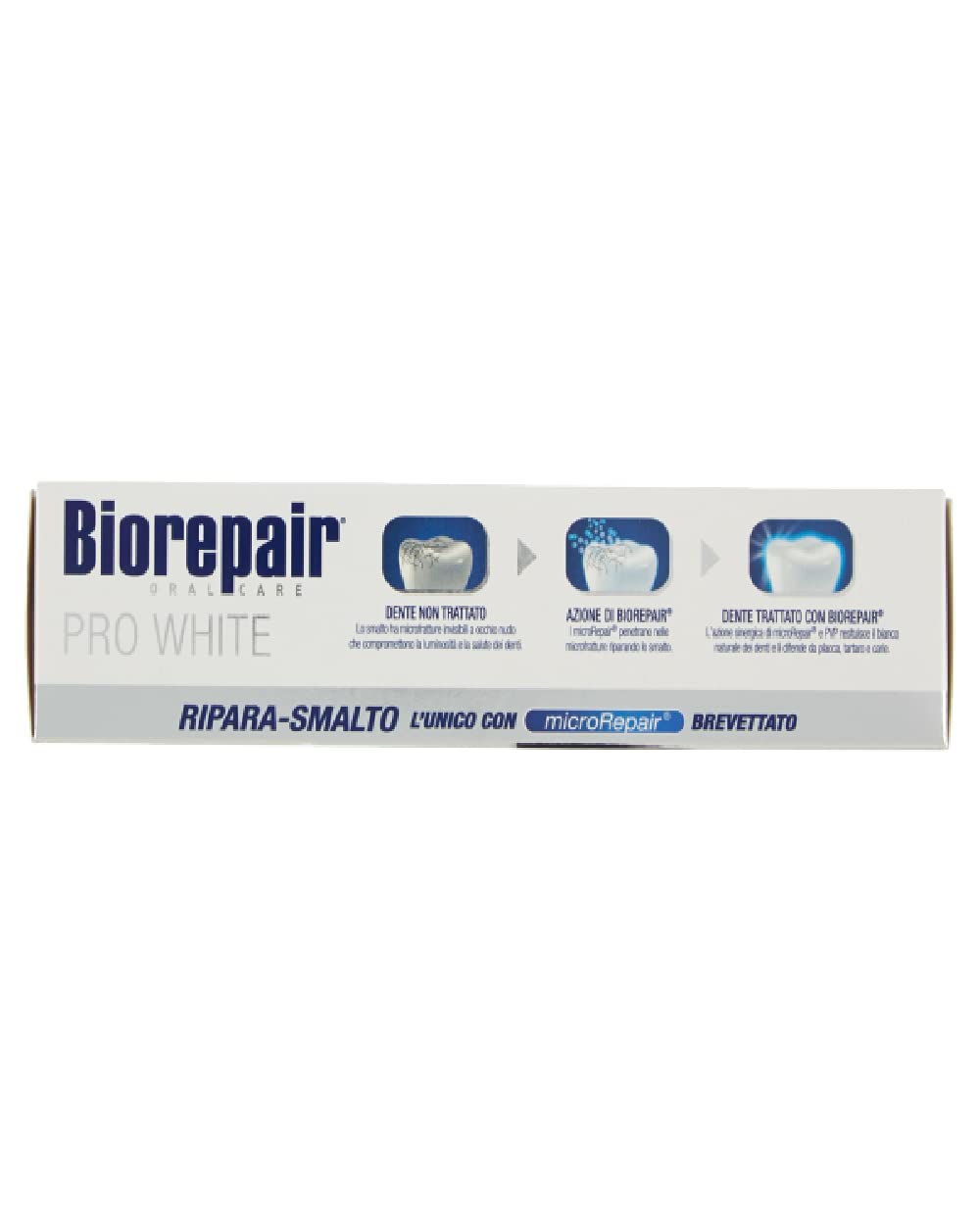Biorepair Pro White: routine bucco-dentaire avec brillance naturelle