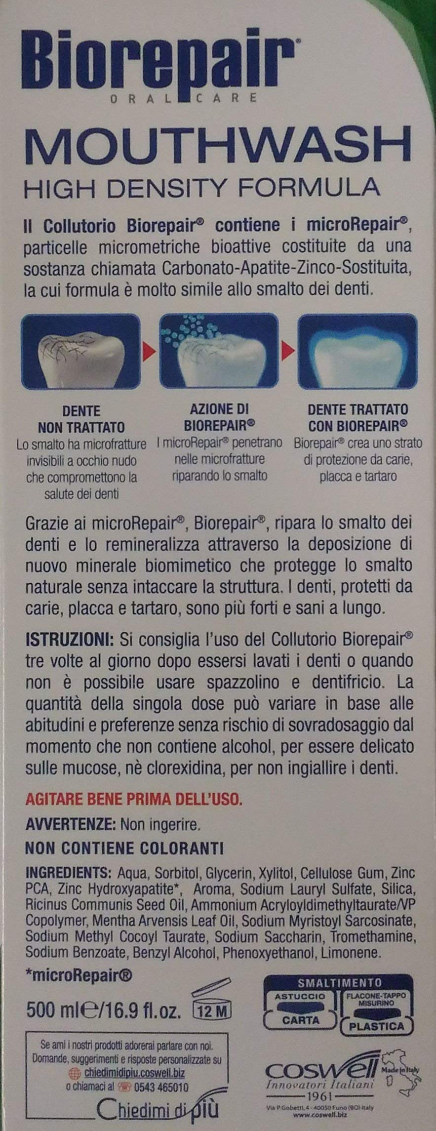 Biorepair protège dents et gencives grâce à une action ciblée.