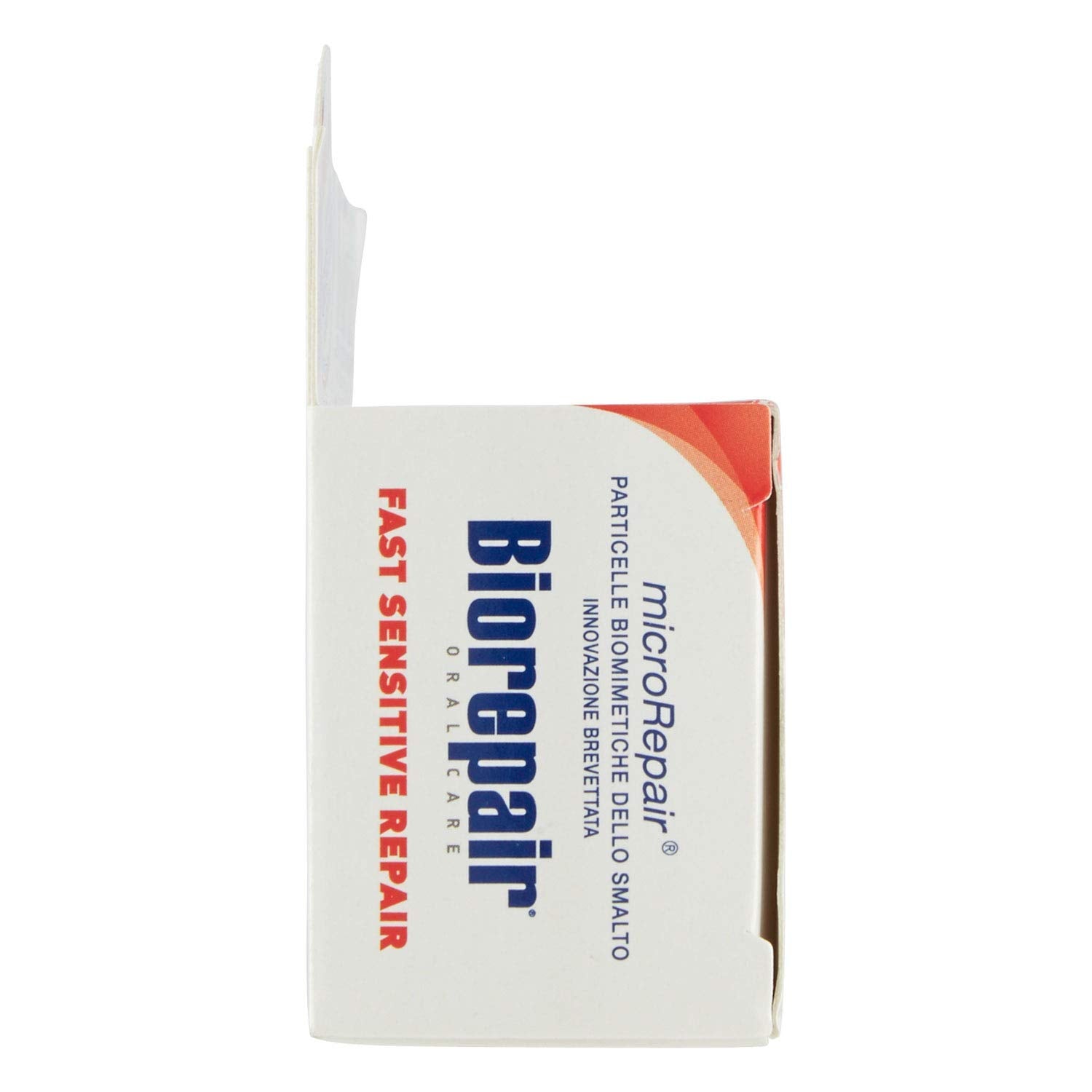 Biorepair reparation emaille dentaire : Réparation de l’émail par Biorepair pour une surface plus lisse.