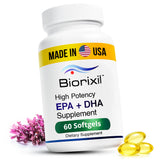 Biorixil algue omega-3 capsules petites, prise facile et pratique