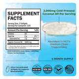 BioSchwartz packaging 240 gélules huile coco, format pratique pour usage quotidien.