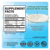 BioSchwartz acides gras MCT présents, huile de coco soutient énergie et satiété.