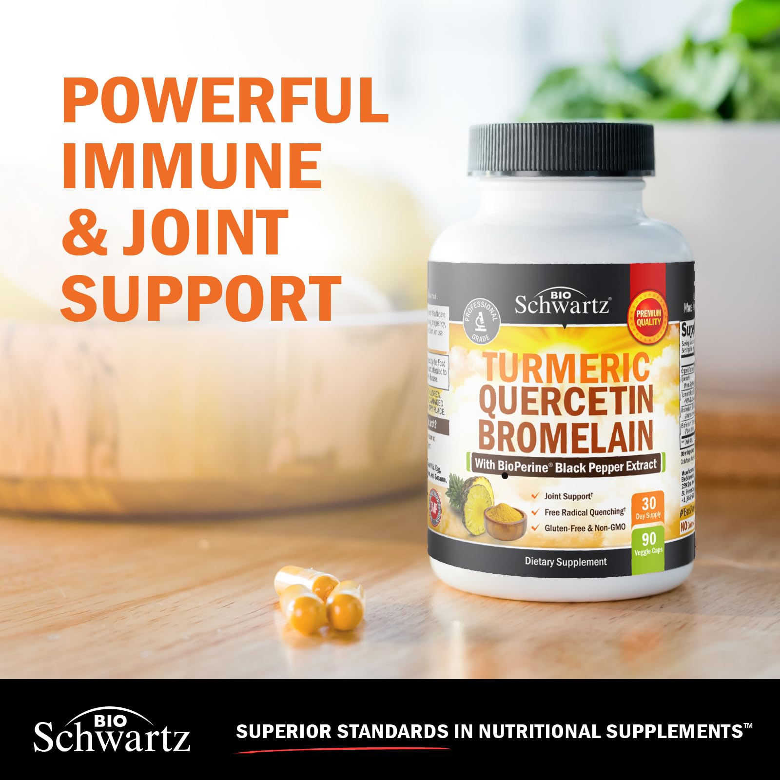 BioSchwartz Bioperine Absorption – démonstration visuelle d'une absorption potentiellement améliorée