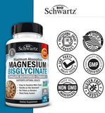 BioSchwartz magnésium bisglycinate – fabriqué selon GMP et certifié Non-OGM