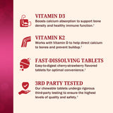 BioSchwartz D3 K2 vitamine D3 et K2, équilibre vitaminique pour la routine bariatrique.