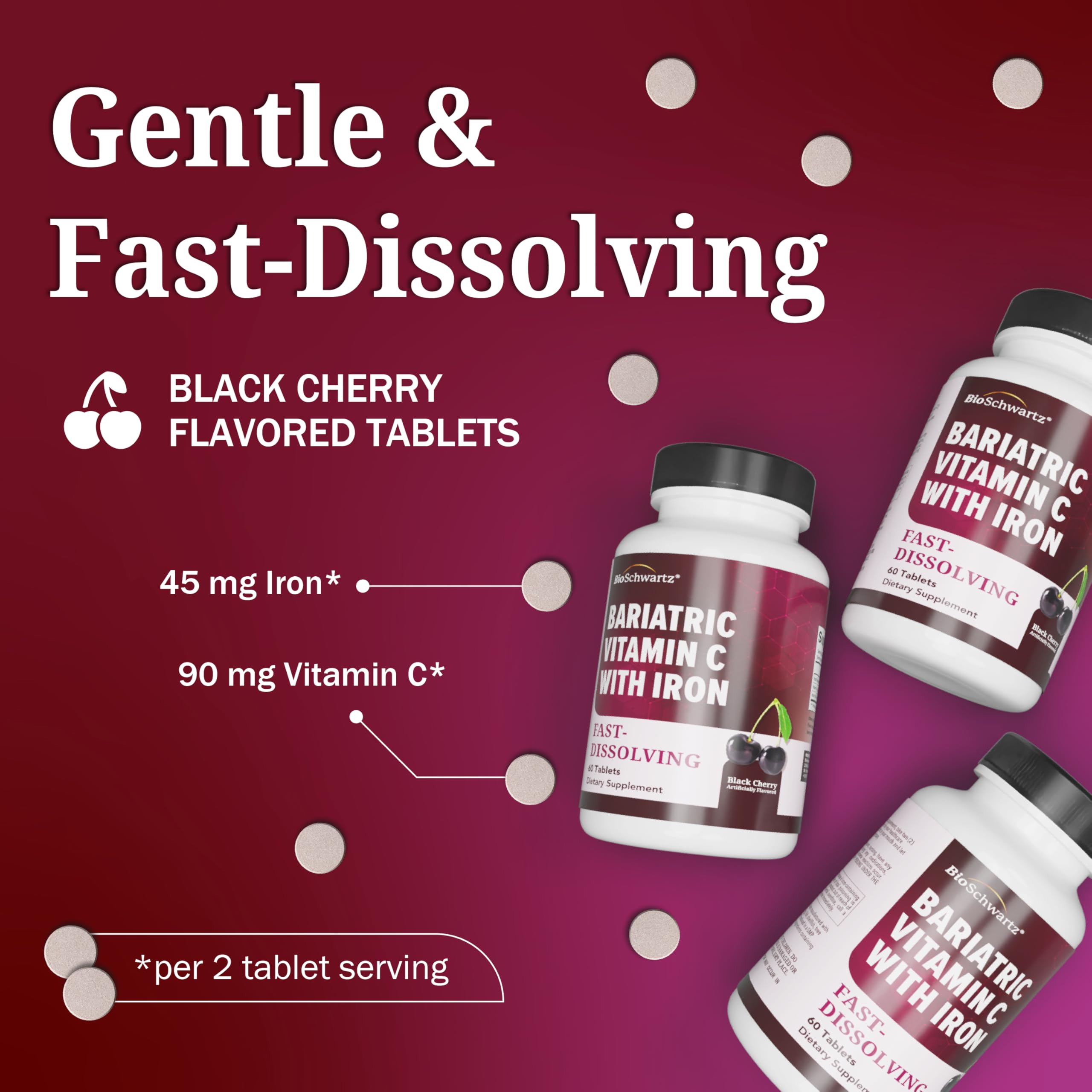 BioSchwartz bariatrique – dissolution rapide des comprimés, absorption rapide.