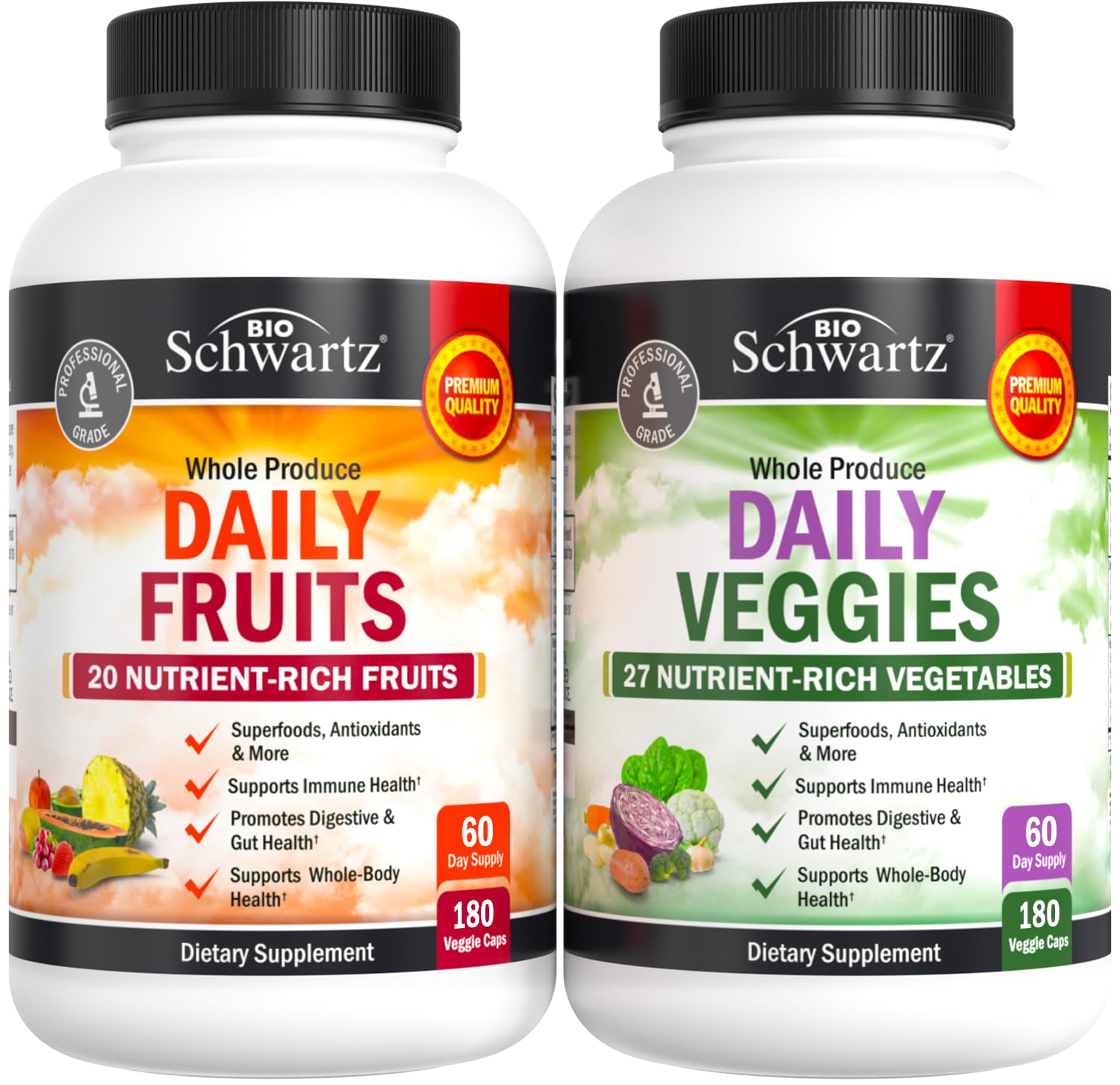 BioSchwartz Fruits et Légumes emballage: pratique et naturel pour votre routine