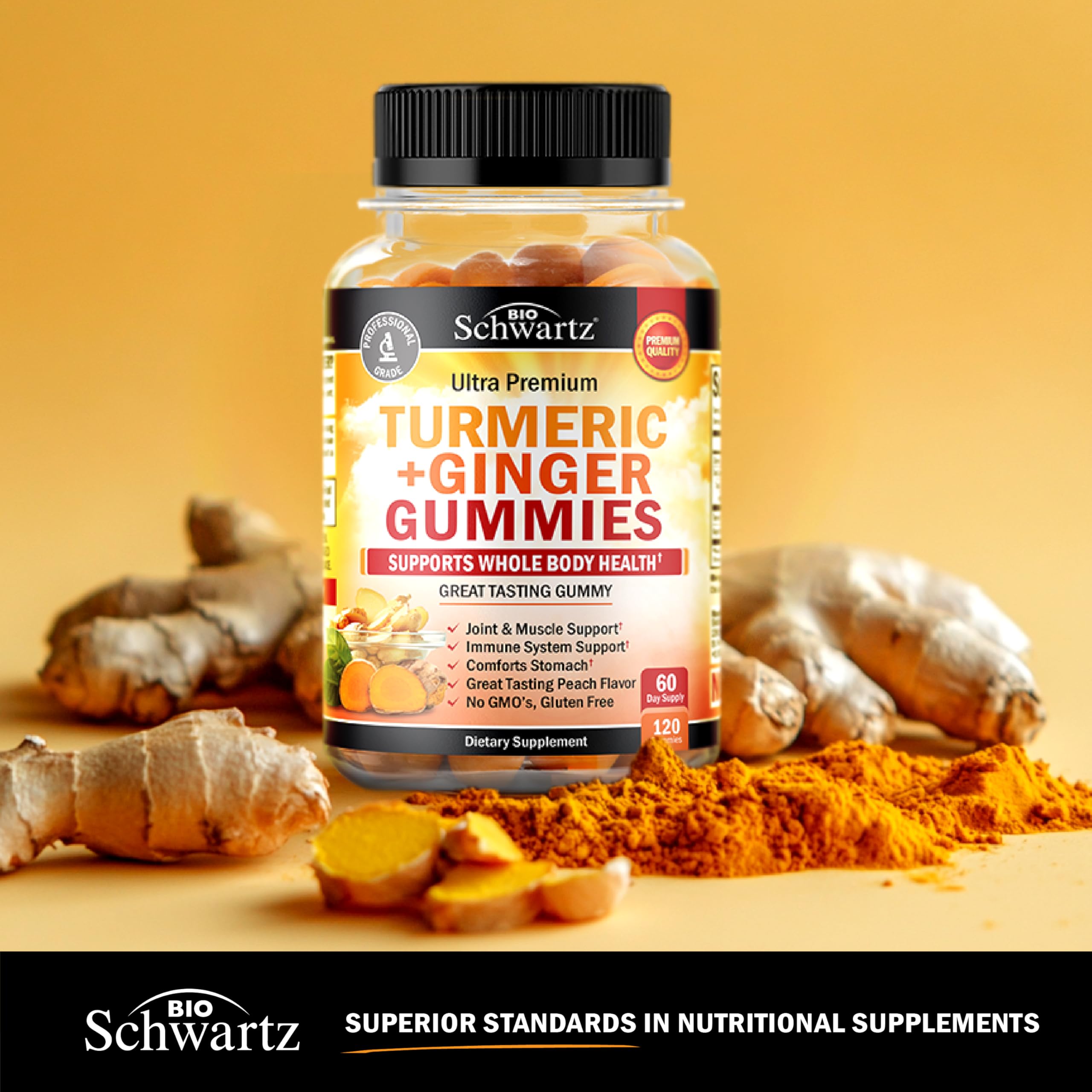 Texture douce et facile à mâcher avec BioSchwartz gommes.