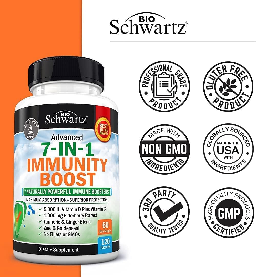 Curcuma et goldenseal dans BioSchwartz Immunité pour l’équilibre global.