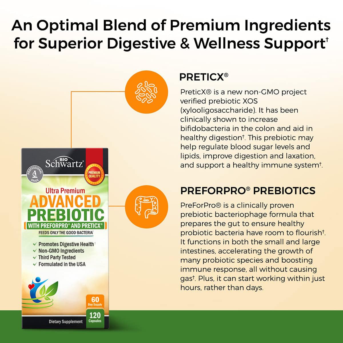BioSchwartz Immunité et digestion – capsules faciles à avaler, usage quotidien.