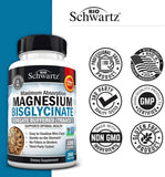 BioSchwartz Magnésium Bisglycinate, usage quotidien simple et efficace.