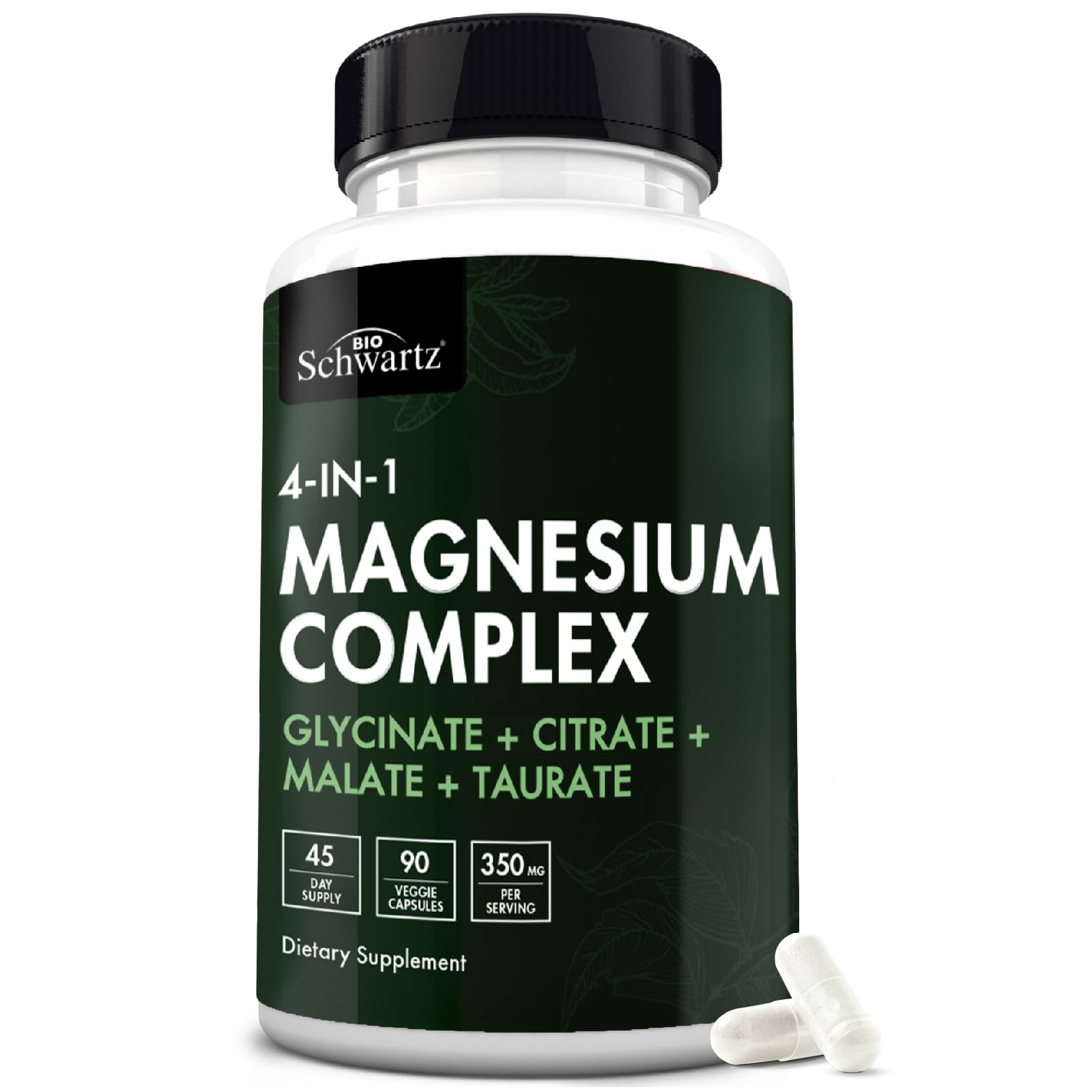 BioSchwartz Magnésium Complex – bouteille pratique pour énergie quotidienne.