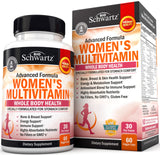 BioSchwartz Multivitamine Femmes – bouteille-immunité: soutien potentiel du système immunitaire.