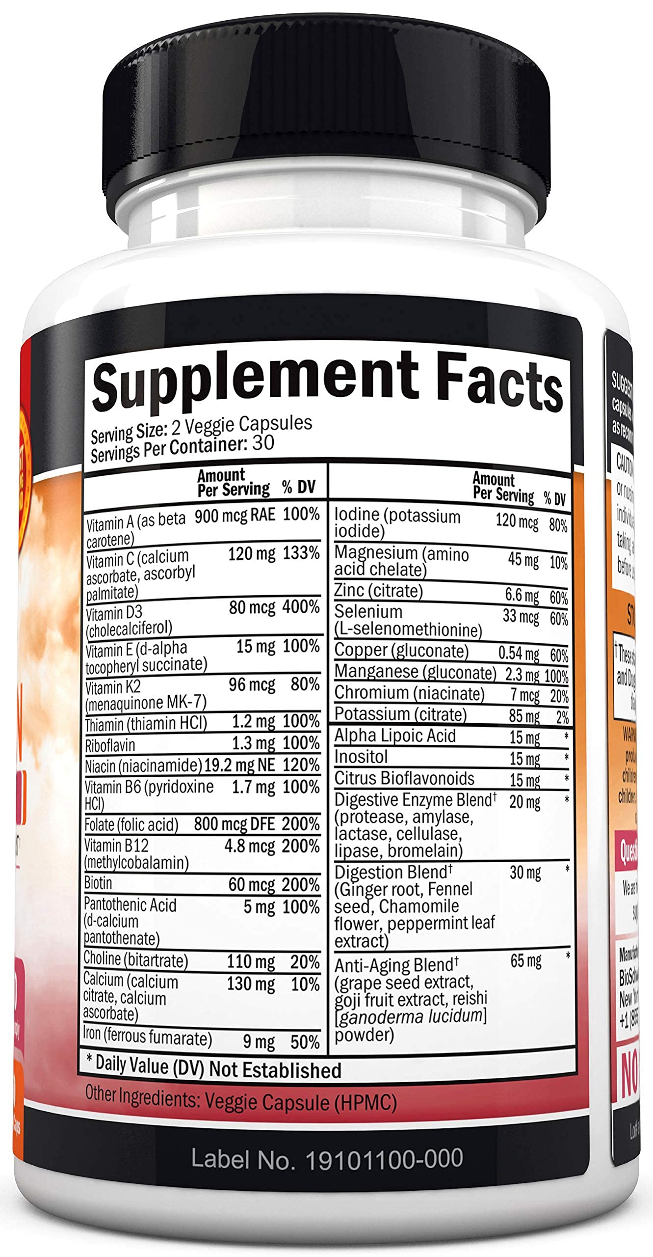 BioSchwartz Multivitamine Femmes – zinc-d3-c-vitamines: soutien nutritionnel quotidien.
