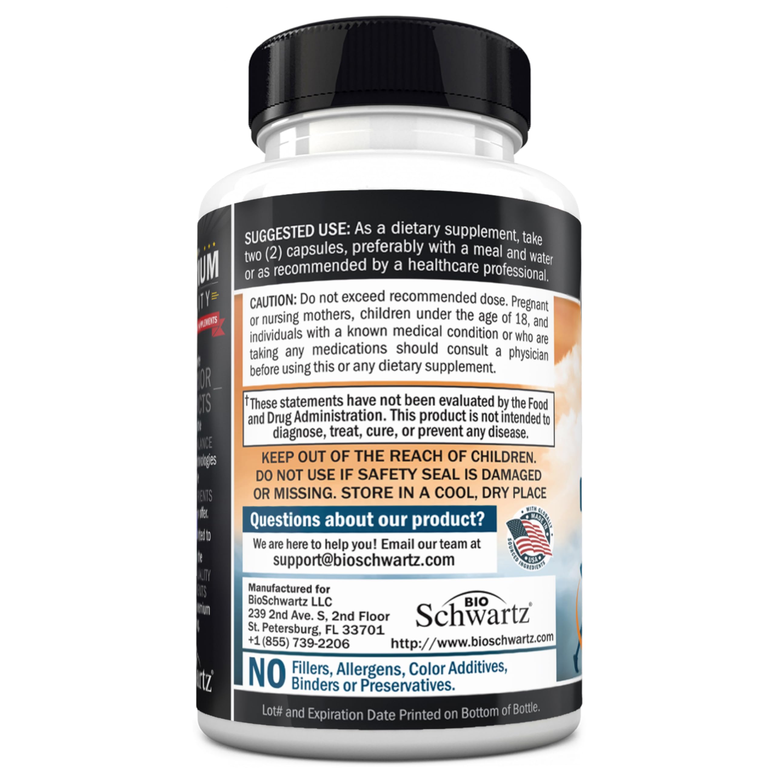 BioSchwartz Multivitamine Homme - clarté mentale: concentration et bien etre quotidien.