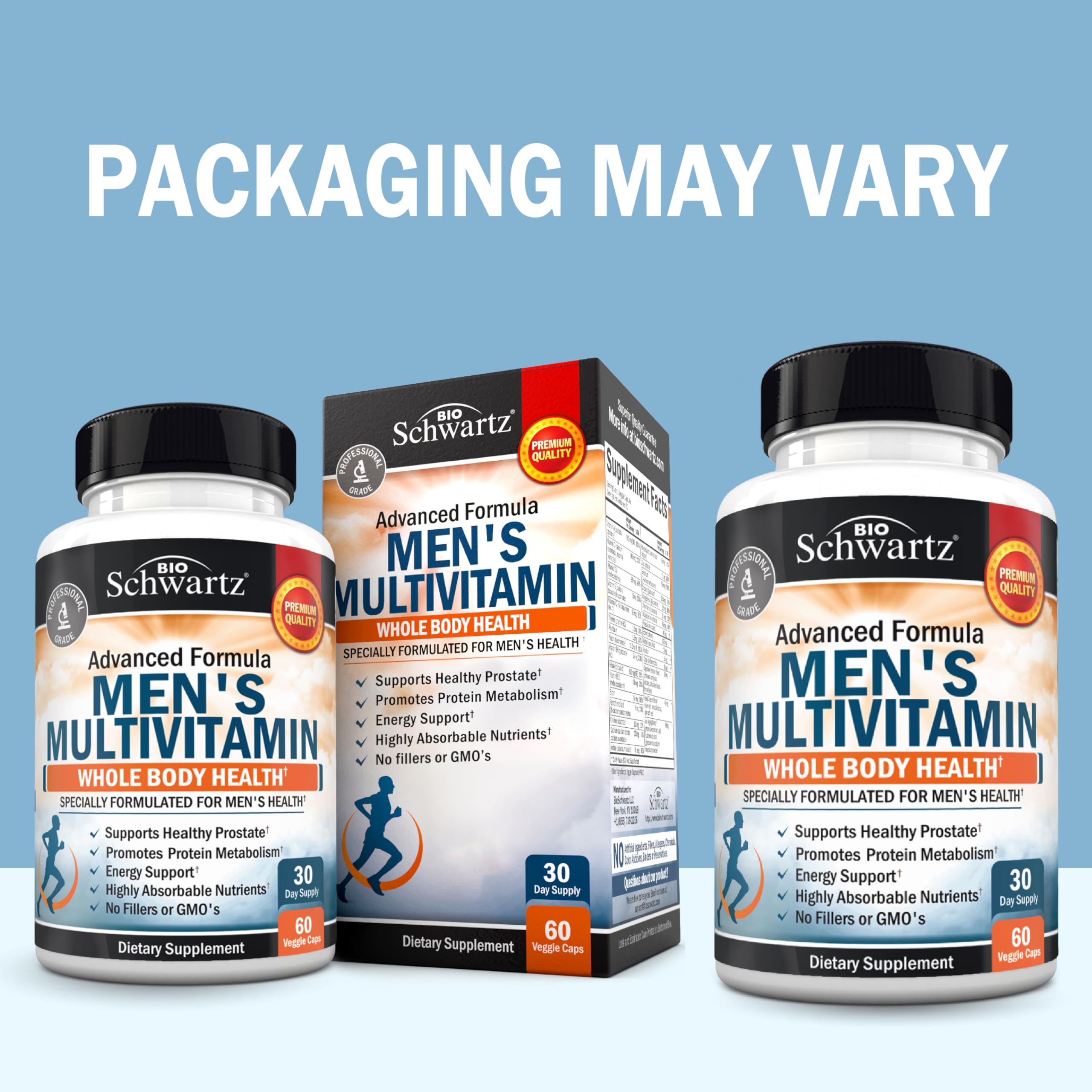 BioSchwartz Multivitamine Homme - comprimés: immunité et vitalité au quotidien.