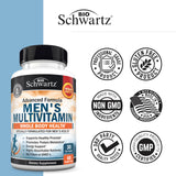 BioSchwartz Multivitamine Homme - énergie et clarté: soutien focus quotidien.